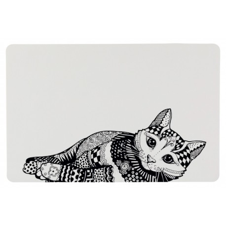 Podkladka pod miski dla kota Zentangle Trixie24788