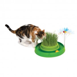 Tor Catit Play n Scratch z trawą dla kota 3w1