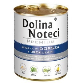 Dolina Noteci Premium Pies Dorsz i brokuły puszka 800g