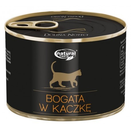 Natural Taste Kot z kaczką puszka 185g