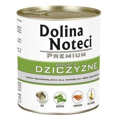 Dolina Noteci Premium Pies Dziczyzna puszka 400g