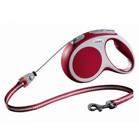 Flexi Vario Smycz linka M 5m czerwona [FL-9214]