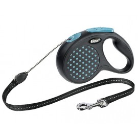Flexi Smycz Design linka S 5m niebieski