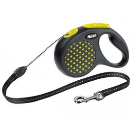 Flexi Smycz Design linka S 5m żółty