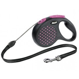 Flexi Smycz Design linka S 5m różowy
