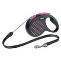 Flexi Smycz Design linka M 5m różowy