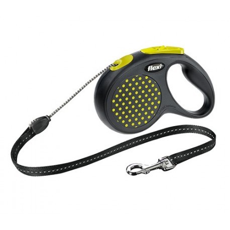 Flexi Smycz Design linka M 5m żółty
