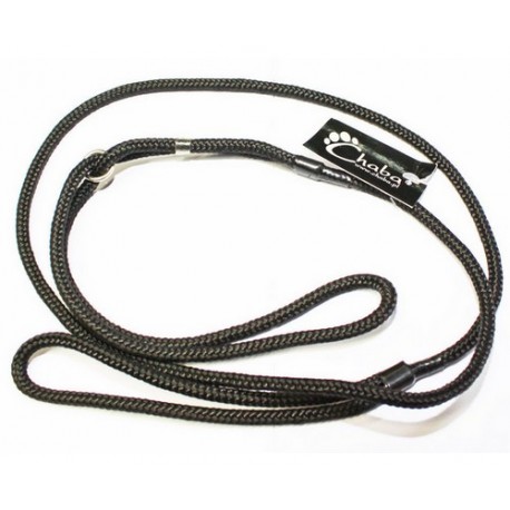 CHABA Smycz ringówka - 8mm czarna