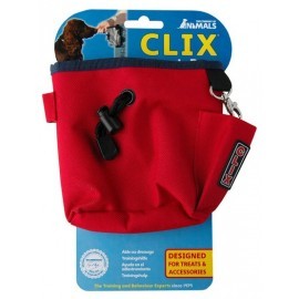 Clix Torebka na przysmaki czerwona