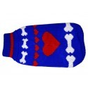 Doggy Fashion Golf 25cm/8" chabrowy/granatowy ze wzorem