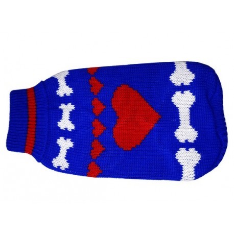Doggy Fashion Golf 25cm/8" chabrowy/granatowy ze wzorem
