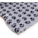 Canifel DryBed Posłanie 100x75cm Small Paw GY/BK - szaro-czarny