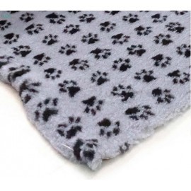 Canifel DryBed Posłanie 100x75cm Small Paw GY/BK - szaro-czarny