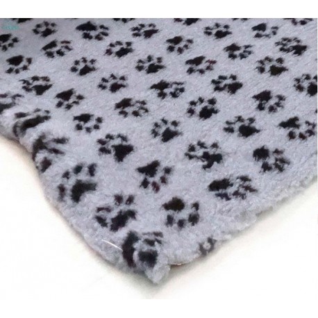 Canifel DryBed Posłanie 100x75cm Small Paw GY/BK - szaro-czarny