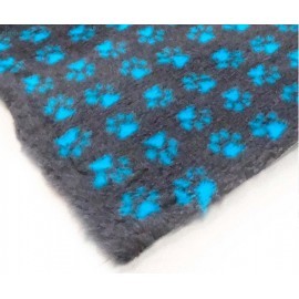 Canifel DryBed Posłanie 150x100cm Small Paw CH/TE - grafit-morski