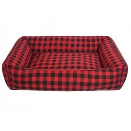 CHABA Legowisko Sofa Standard r.2 czerwona krata