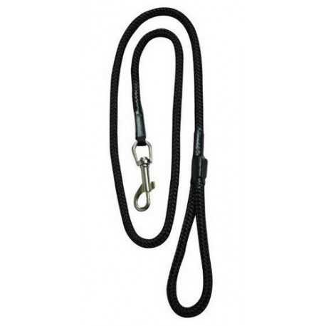 CHABA Smycz linka - 6mm x 120cm czarna
