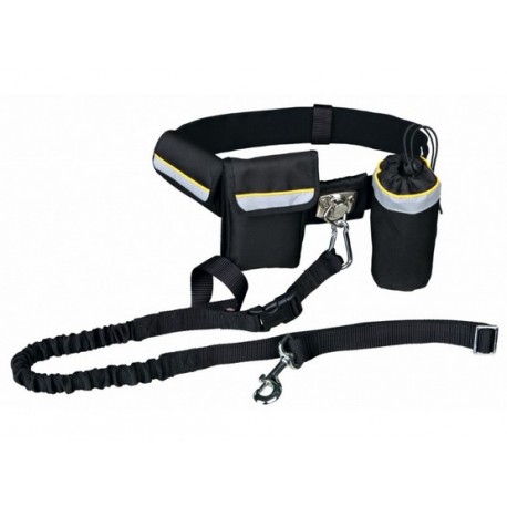 Trixie Pas biodrowy i Smycz Hands Free - zestaw do dogtrekkingu [TX-1275]