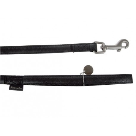 Zolux Smycz Mac Leather 10mm/1.2m Czarna [522010NO]