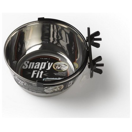 MidWest Snap'y Fit Miska stalowa do klatki 900ml [SF41]