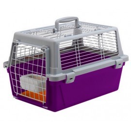 Ferplast Atlas Vision 20 - transporter z otwieranym dachem fioletowy [73019099]