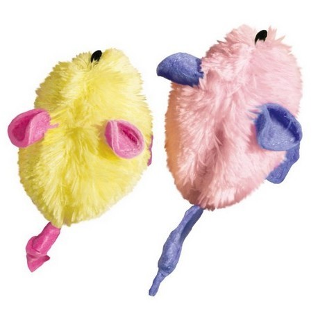 Kong Cat Toys Myszy Pluszowe 2szt 5cm [CE41]