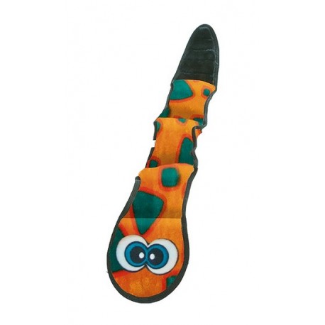 Outward Hound Invincibles Snake red/orange 3 piszczałki [32066]