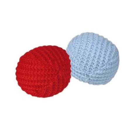 Trixie Piłka wełniana z kocimiętką 4,5cm 2szt [45728]