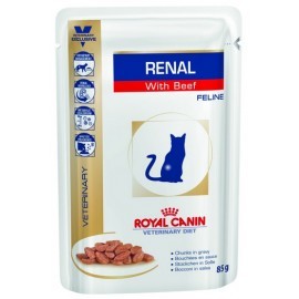 Royal Canin Veterinary Diet Feline Renal Wołowina saszetka 85g