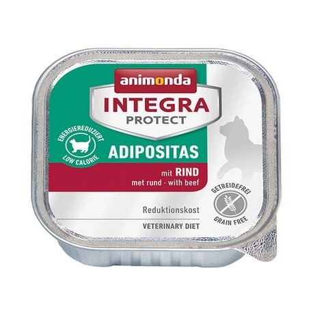 Animonda Integra Protect Adipositas dla kota - z wołowiną tacka 100g