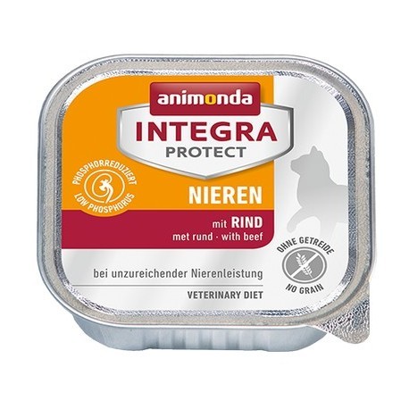 Animonda Integra Protect Nieren dla kota - z wołowiną tacka 100g