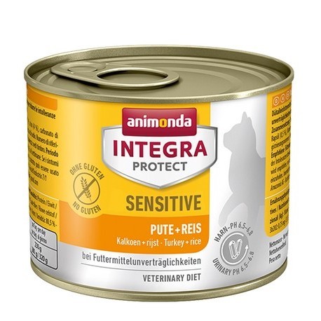 Animonda Integra Protect Sensitive dla kota - z indykiem i ryżem puszka 200g