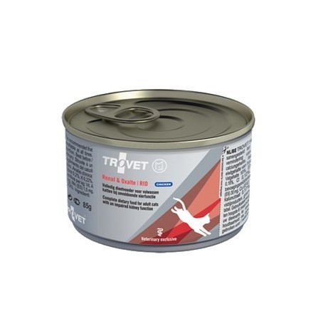 Trovet RID Renal & Oxalate dla kota kurczak puszka 85g