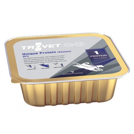 Trovet Unique Protein UPV Dziczyzna dla psa i kota tacka 100g