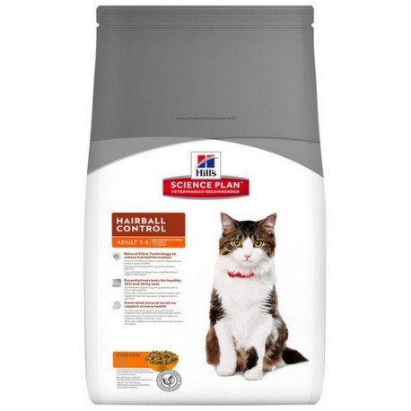 Hill's Feline Adult Hairball Control Chicken 5kg
