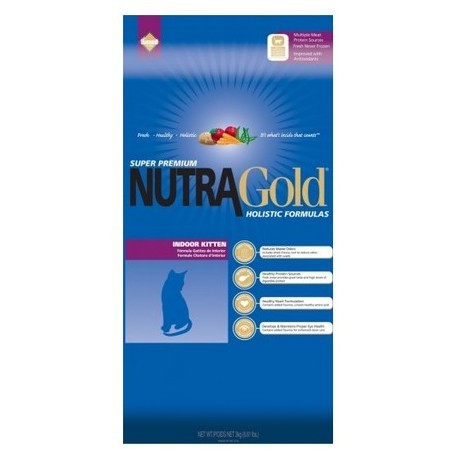 Nutra Gold Holistic Indoor Kitten Cat 3kg