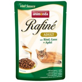 Animonda Rafiné Adult Wołowina i Gęś + Jabłko saszetka 100g