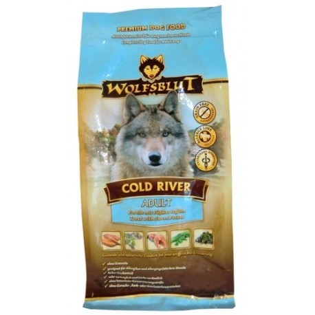 Wolfsblut Dog Cold River - pstrąg i bataty 15kg