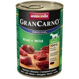 Animonda GranCarno Original Adult Rind Wild Wołowina + Dziczyzna puszka 400g