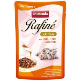 Animonda Rafiné Kitten Indyk i Serca + Marchewka saszetka 100g