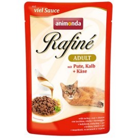 Animonda Rafiné Adult Indyk i Cielęcina + Ser saszetka 100g