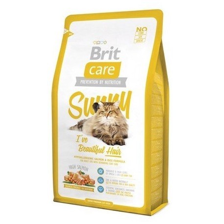 Brit Care Cat New Sunny I've Beautiful Hair Salmon & Rice 2kg