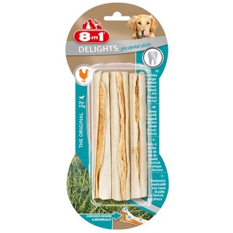 8in1 Dental Delights Sticks 3szt