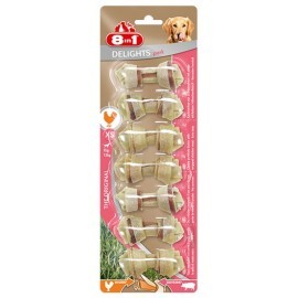 8in1 Pork Delights Bones XS 7szt
