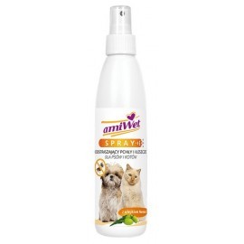 Amiwet Spray odstraszający pchły i kleszcze dla psów i kotów 200ml
