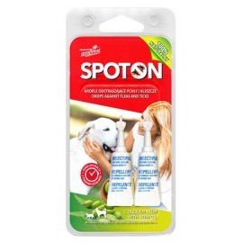 Amiwet Spot-On odstraszający pchły i kleszcze z olejkiem Neem pipety 2x2ml