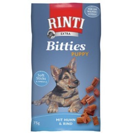 Rinti Extra Bitties Puppy Huhn & Rind - kurczak i wołowina 75g
