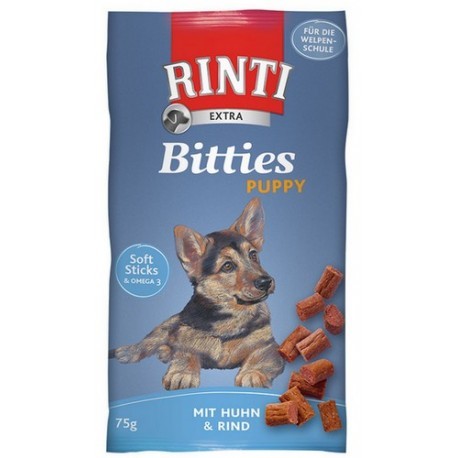 Rinti Extra Bitties Puppy Huhn & Rind - kurczak i wołowina 75g
