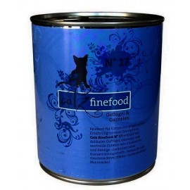 Catz Finefood N.17 Drób i Krewetki puszka 800g