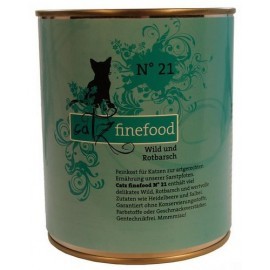 Catz Finefood N.21 Dziczyzna i Karmazyn puszka 800g